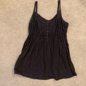 DKNY  adjustable strap summer top size Large Black in color